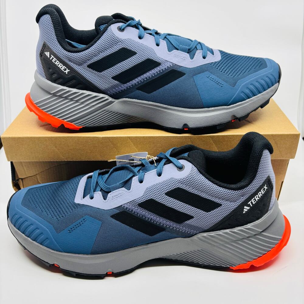 Adidas Terrex Soulstride Sneakers Mens 11.5 Trail Running Shoe Blue Gray Low NIB